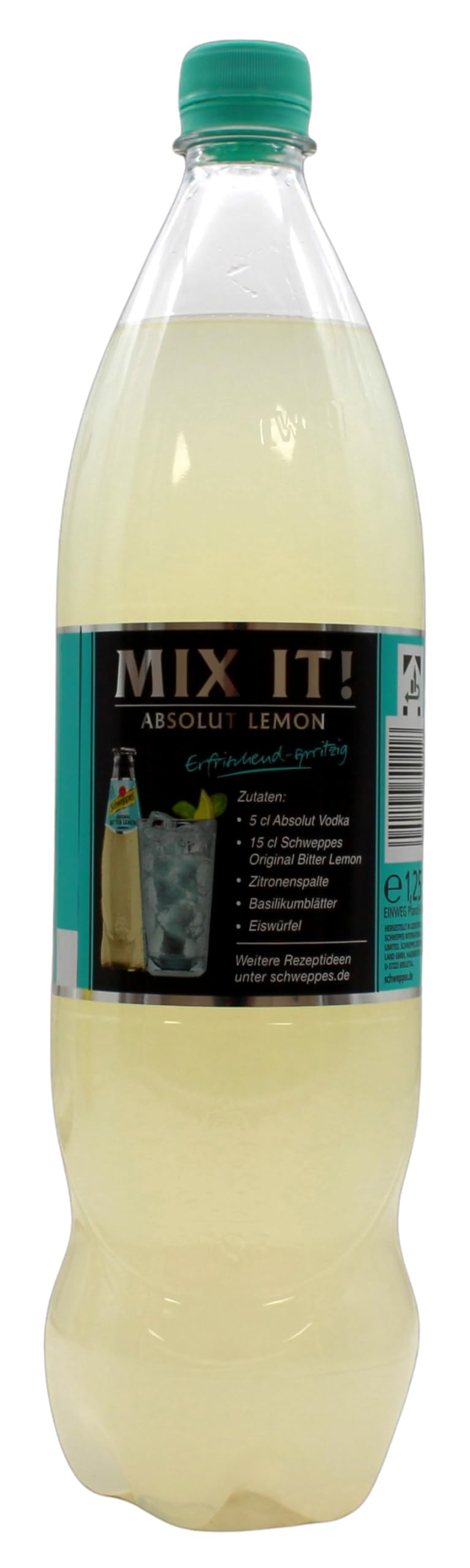 Schweppes Original Bitter Lemon 12er Pack 12 x 1.25 l