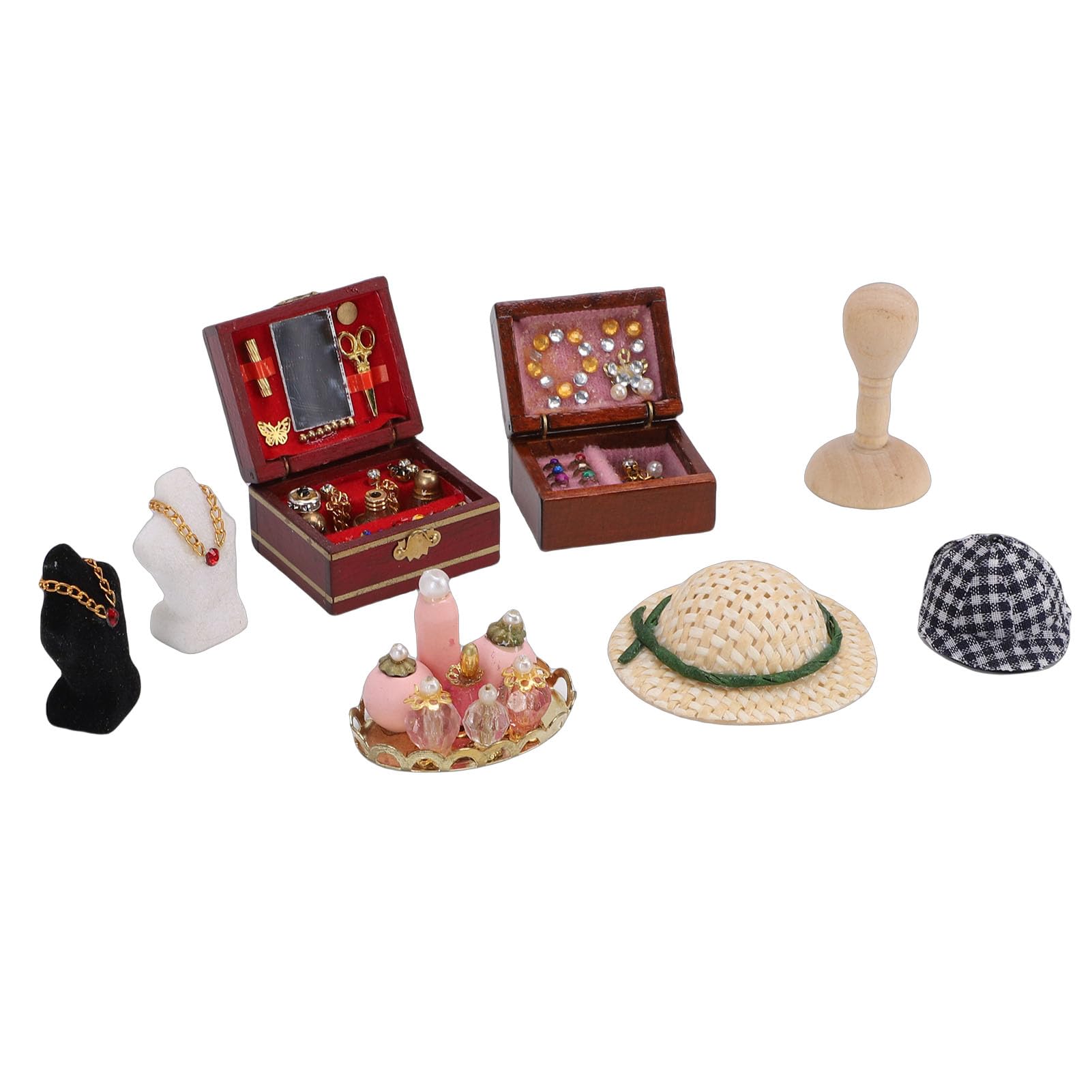 Accessori per case delle bambole in miniatura Dettagli intricati per la scena di una casa delle bambole realizzata in scala 1:12