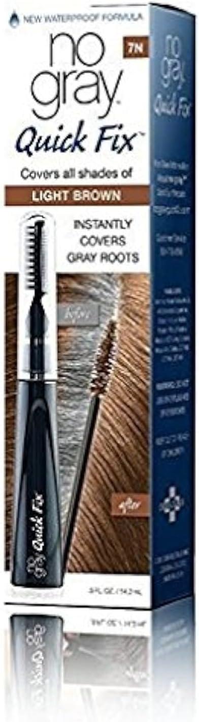 No Gray Quick Fix Instant Touch-Up for Gray Roots (Set of 1, Light Brown)