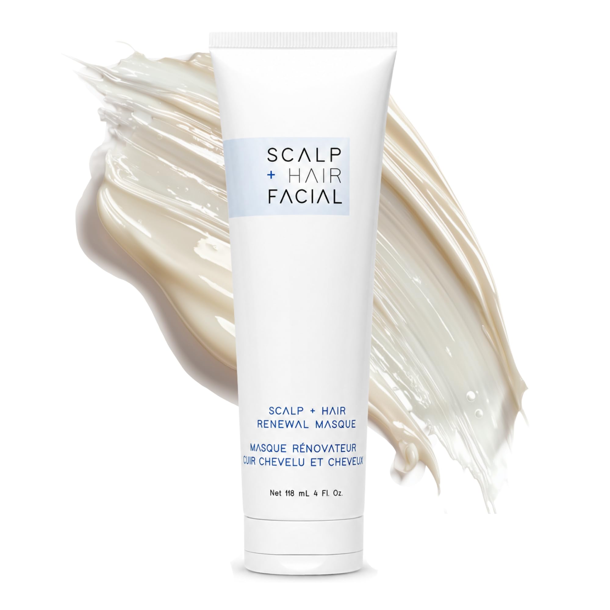 ECRU New York Scalp + Hair Renewal Masque - Deep Hydrating Hair Mask Treatment Restores Natural Shine and Strength - Color Safe Treatment Mask - 4oz