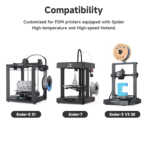 Miniatura 7 de Creality Boquilla oficial Ender 3 V3 SE, 5 boquillas extrusoras M6 de alta velocidad de 0.016 in, boquilla extrusora 3D de latón resistente al