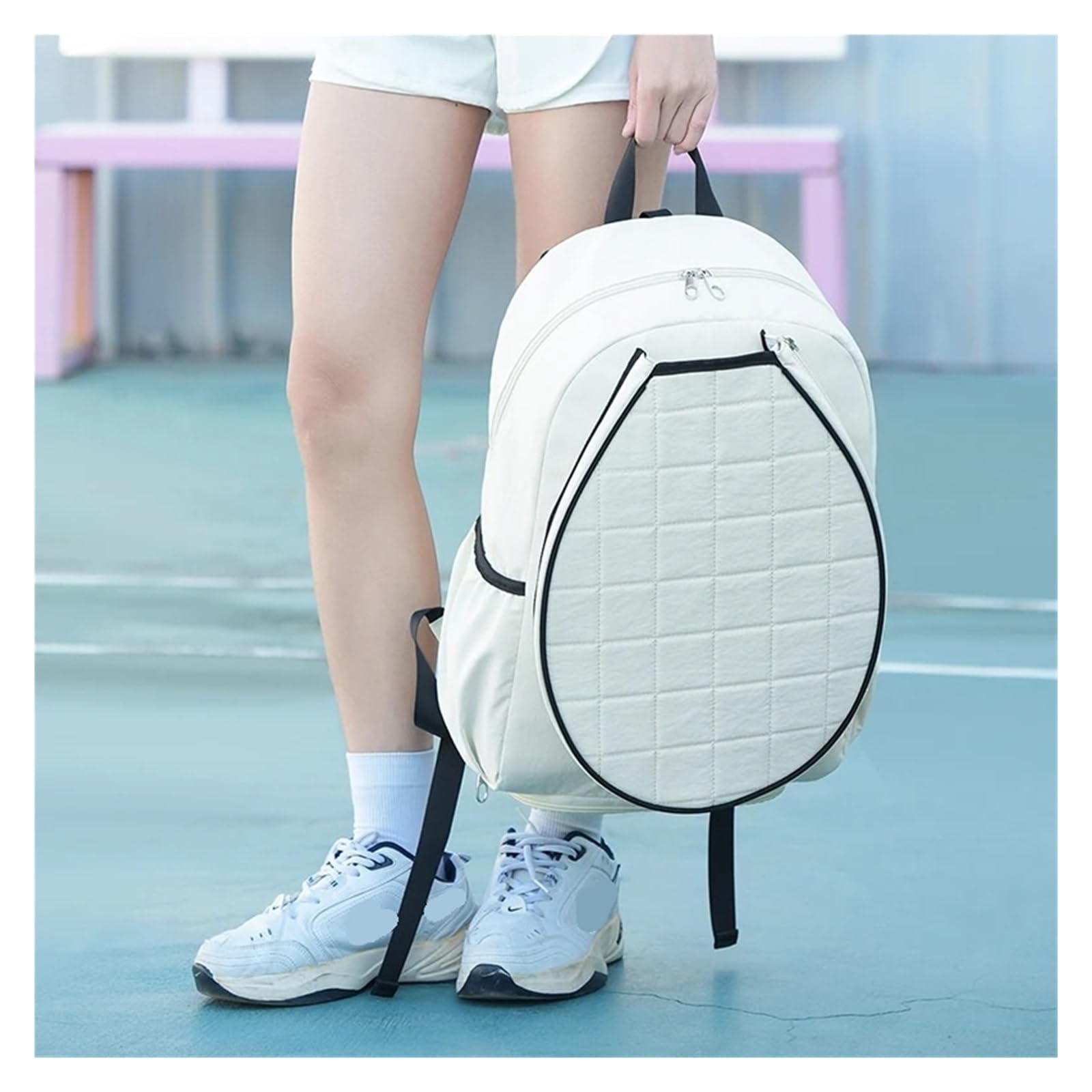 Raquetero Tenis Mochila for Raqueta De Tenis con Compartimento for Zapatos for Hombre Y Mujer, Bolsa Bádminton Squash, Impermeable, Deportiva