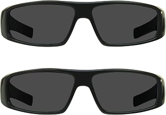 proSPORT FULL LENS READING Sunglasses Wrap Around Sun Readers Rectangular Men Large Fit +100 to - NOT BIFOCAL