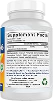 Vista 6 de Best Naturals Vitamina B6 50 mg 250 Comprimidos