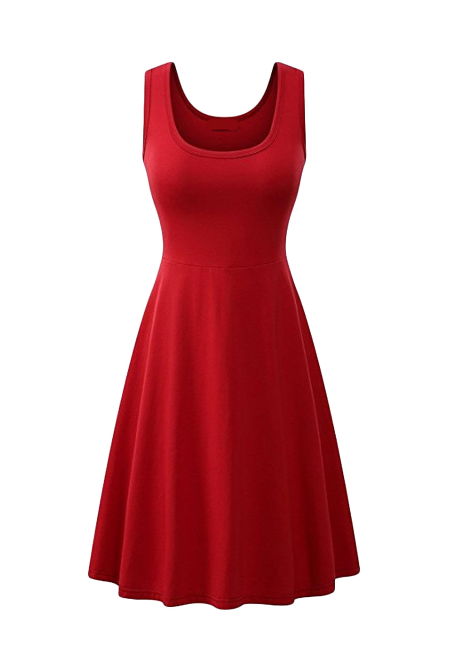Robe d'été grande taille trapèze fluide robe de plage ample légère - 4