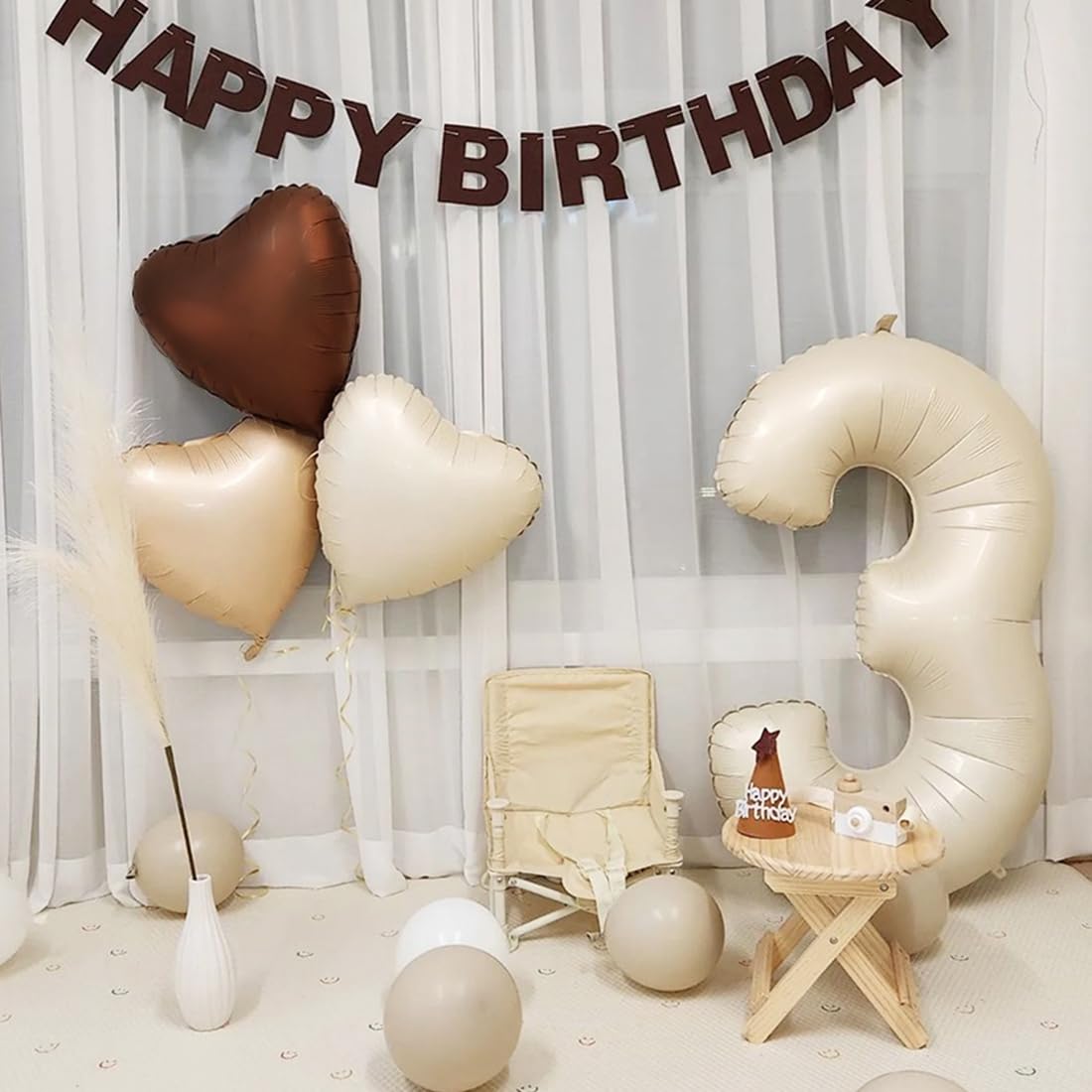 Lot De 24 Ballons En Aluminium En Forme De Cœur De 45 Cm