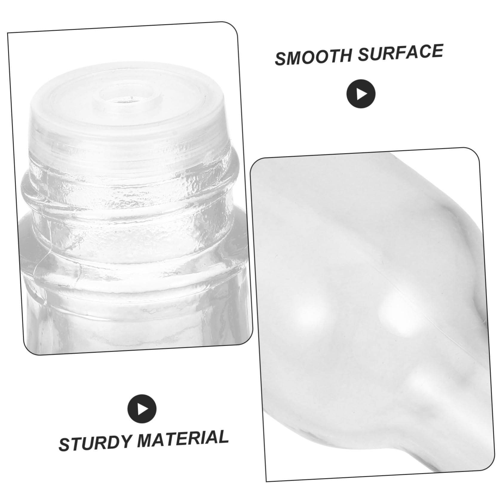 VALICLUD Botellas para Salsa de Vidrio 6 Unidades Recipientes Portátiles para Condimentos 150 Ml Reutilizables para Barbacoas Camping y Exteriores