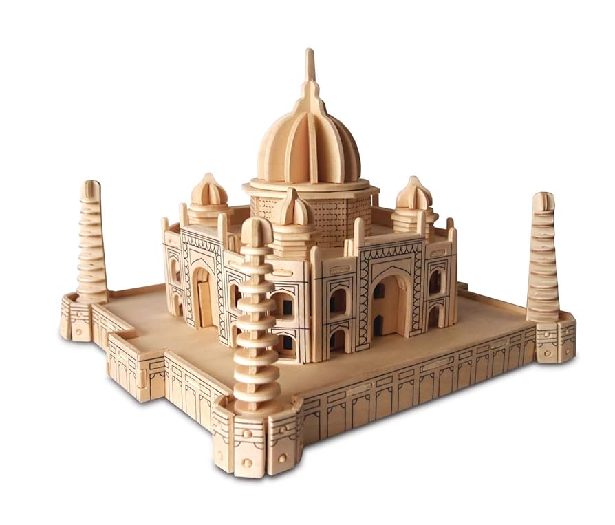 Amazon.com: Puzzled 3D Puzzle Taj Mahal Wood Craft
