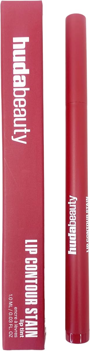 Huda Lip Contour Stain Lip Tint- Cinnamon (brick brown) .03 Fl Oz