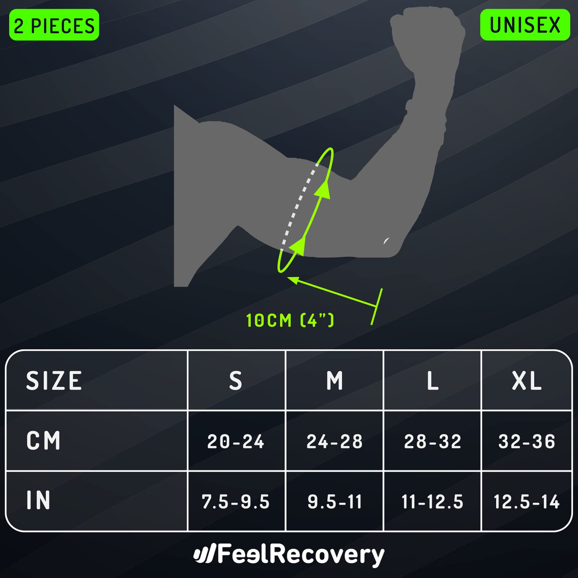 Feel Recovery 2 Tutore Gomito per Uomo e Donne - Gomitiere Elastica per Epicondilite e Tendinite - Fascia per Gomito del Tennista, Golf, Palestra, Basket - Traspiranti e Antiscivolo (M, Bordeaux)