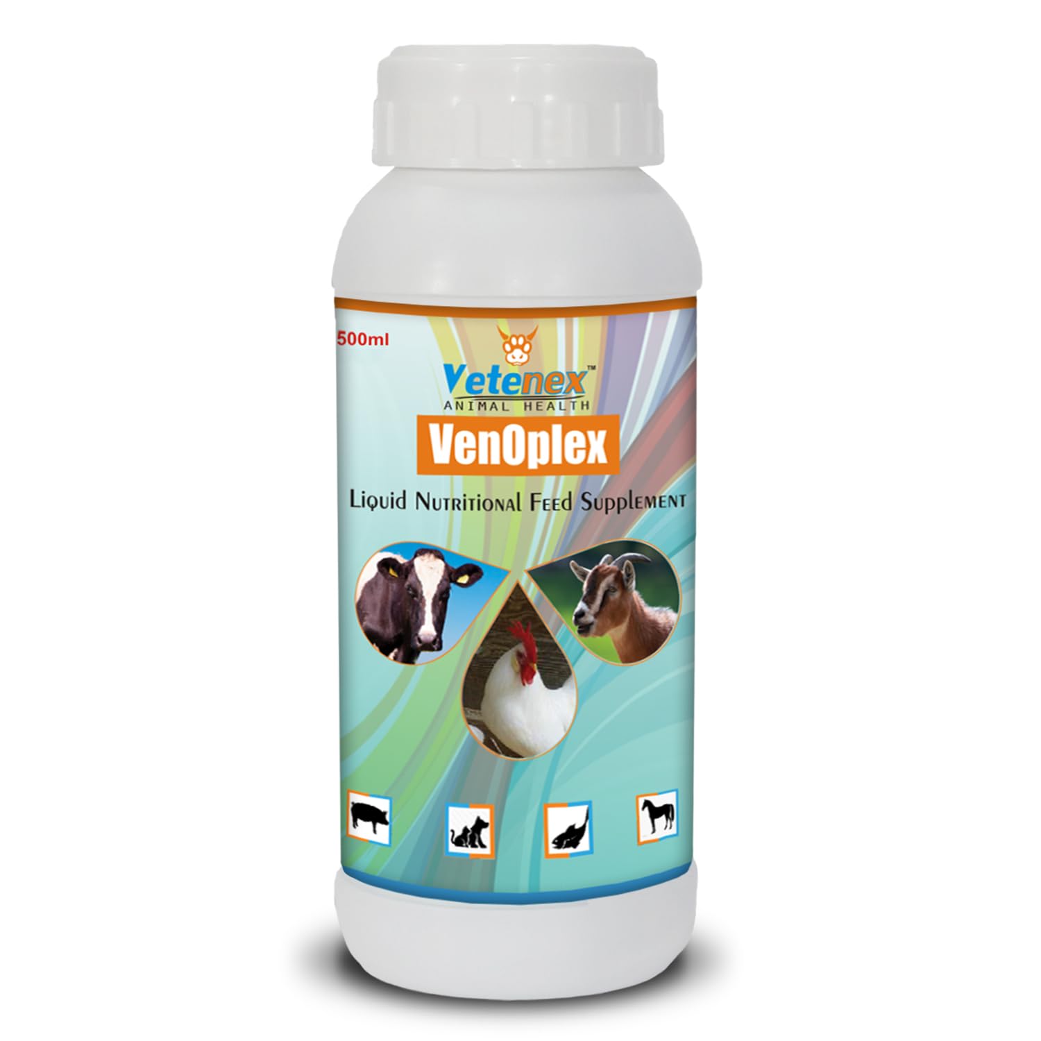 VETENEX VenOplex - Vitamin B Complex Liquid Supplement for Cattle, Poultry, Goat & Livestock Animals - 500 ML (B08KJFG874) Amazon Price History, Amazon Price Tracker
