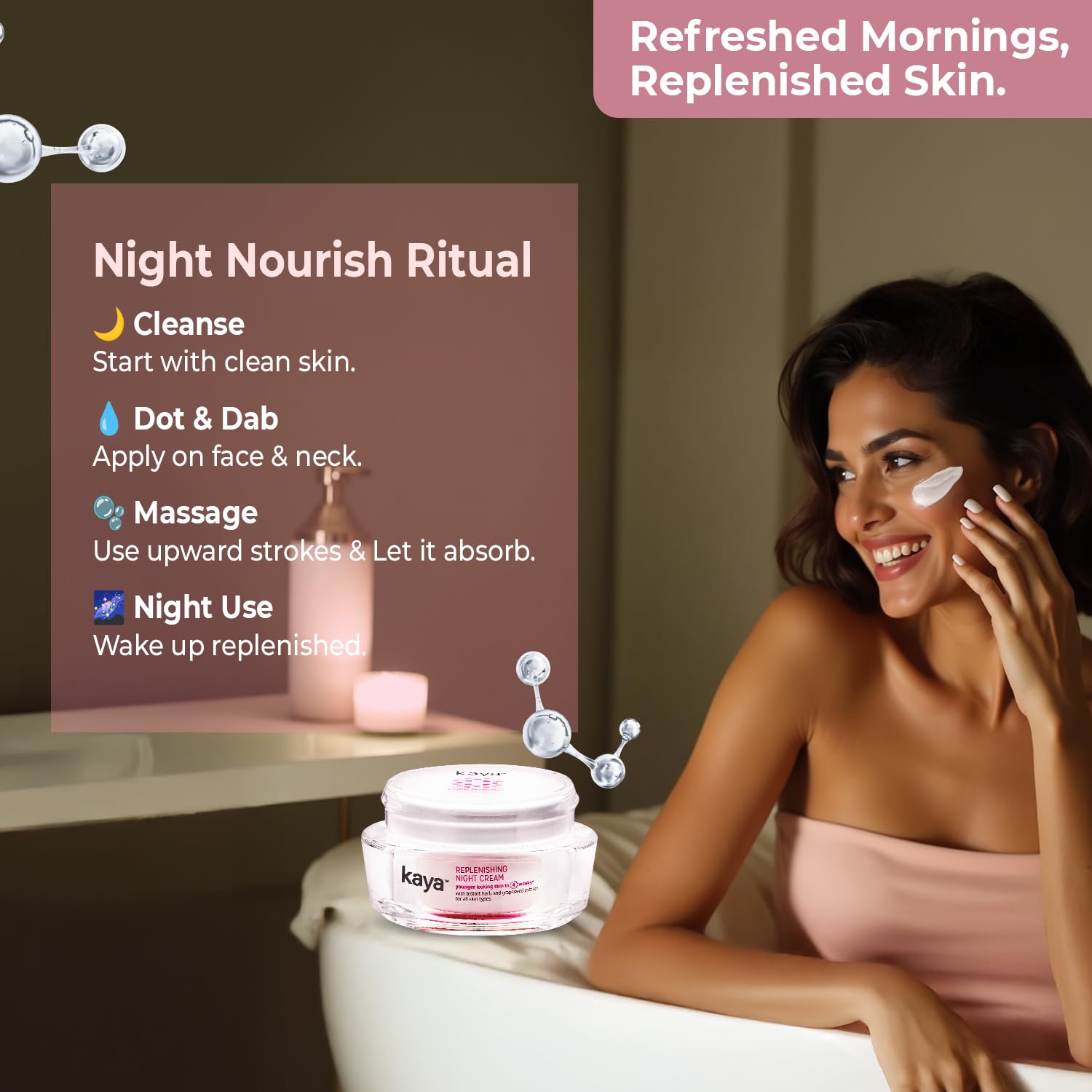 Kaya Skin Clinic Replenishing Night Cream, 50g