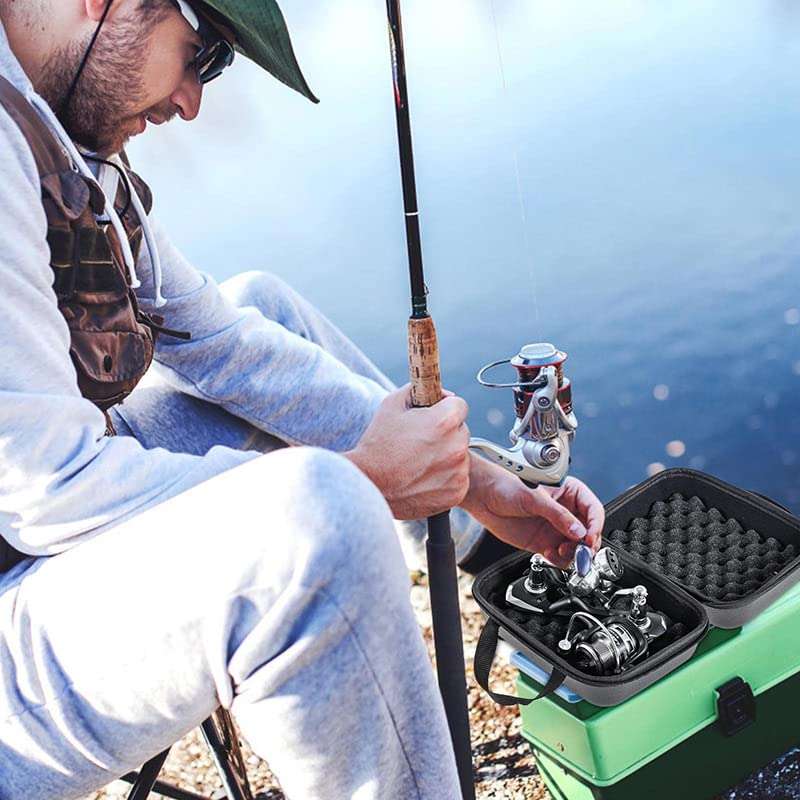 Amazon | 釣りリール収納 スピニング リール収納ケース 大容量 防水