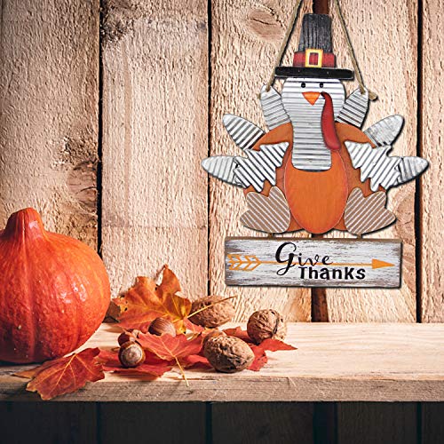 Zcaukya-Wooden-Board-Carved-Give-Thanks-Indoor-Hanging-Turkey-Decor-for-Home-Office-Bedroom-Kitchen-Thanksgiving-Harvest-Day-Decorations Zcaukya Wooden Board Carved Give Thanks Indoor Hanging Turkey Decor for Home Office Bedroom Kitchen Thanksgiving Harvest Day Decorations