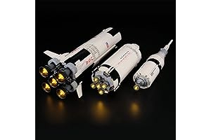 LEGO Saturn V Rocket (21309): Illuminate Your Space Adventure with LED Lighting