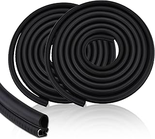 Door Weather Stripping Seal Compatible with 1986-2007 Peterbilt 377 359 379 330 360 370 380,Rubber Front Door Weatherstrip Replace#20-10985-644 R60-6001-650
