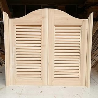 Cafe Swinging Doors, Louvered Wooden Cowboy B...,