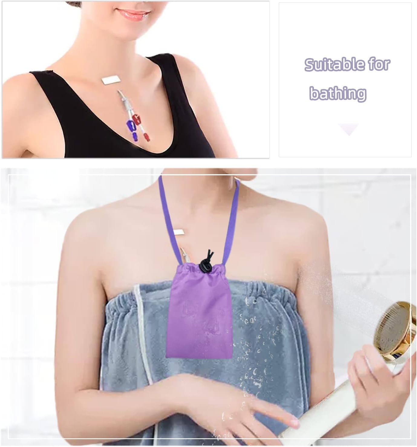 Dialysis Catheter Shower Cover PICC Line Water Barrier Colostomy Shower Shields Waterproof Bandage Protector Hickman Line Shower Protector for Chemotherapy