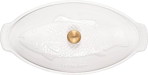 Miniatura 19 de Le Creuset Stoneware Heritage Fish Baker, 1.7 cuartos de galón., Marsella Marseille