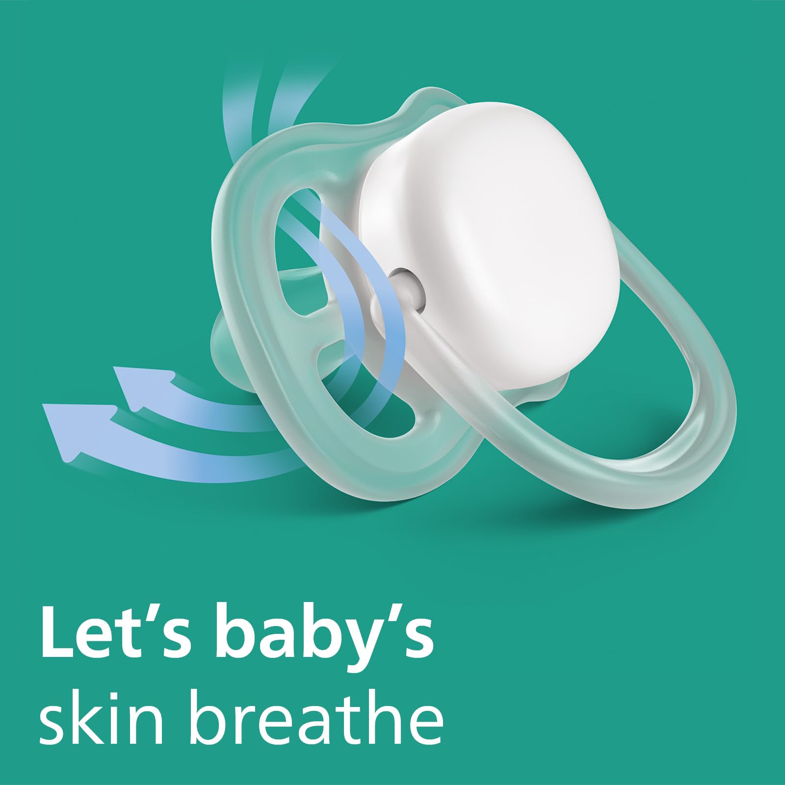 Philips Avent Sucettes Ultra Air Nuit 18-36 Mois - Lot De 2 Avec Pastille Phosphorescente, 0% BPA