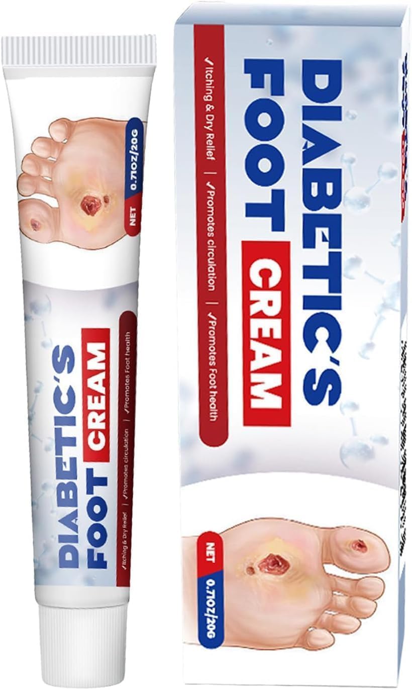 Diabetic Foot Care Cream 20g | Deep Moisturizing Foot Cream for Dry, Cracked, Rough & Sensitive Feet | Fast-Absorbing Non-Greasy Foot Moisturizer | Daily Foot Care for Men & Women-picture-33