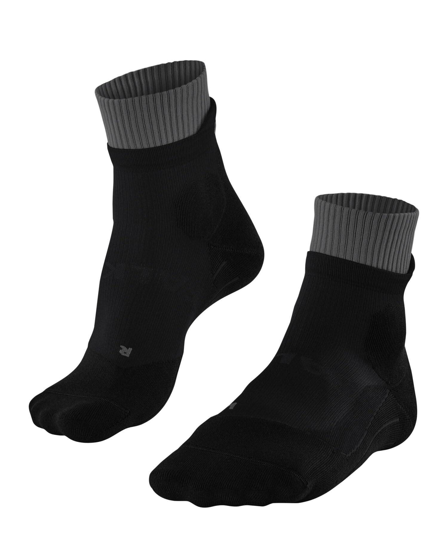 FALKE Women's RU Trail W So Functional Yarn Anti-Blister 1 Pair Running Socks, Black 3003, 2.5-3.5