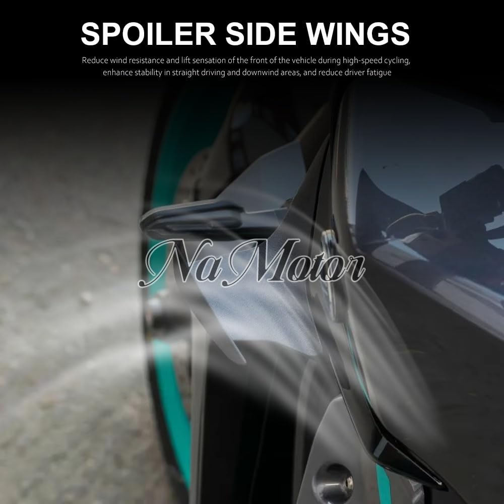 pour MT 09 MT09 SP 2024 2025 Accessoires pour Moto Ailes latérales Carénage Spoiler Carénage aérodynamique