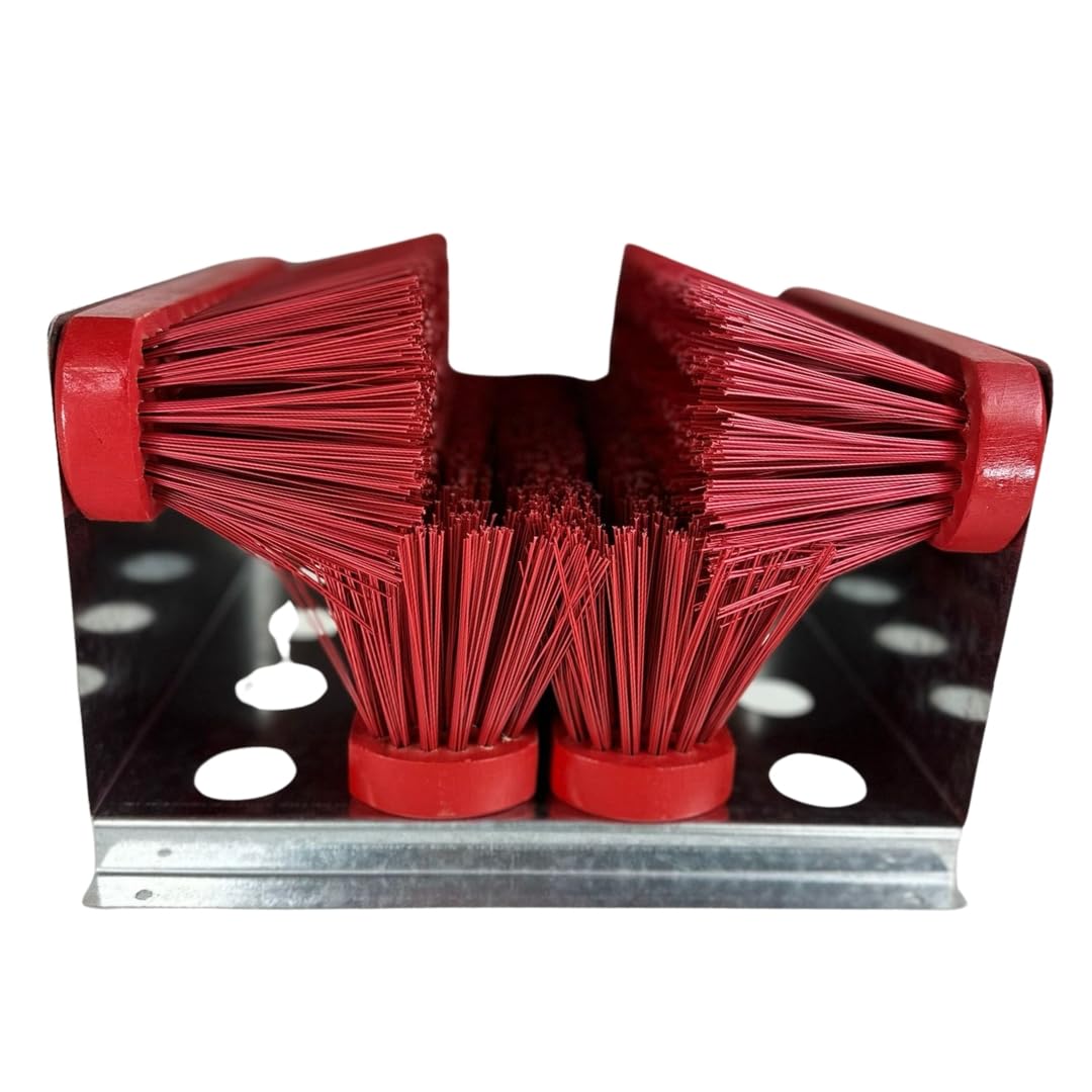 Balayette à Pieds Professionnel - Brosse pour Bottes et Chaussures, Tapis de Brosse Extérieur