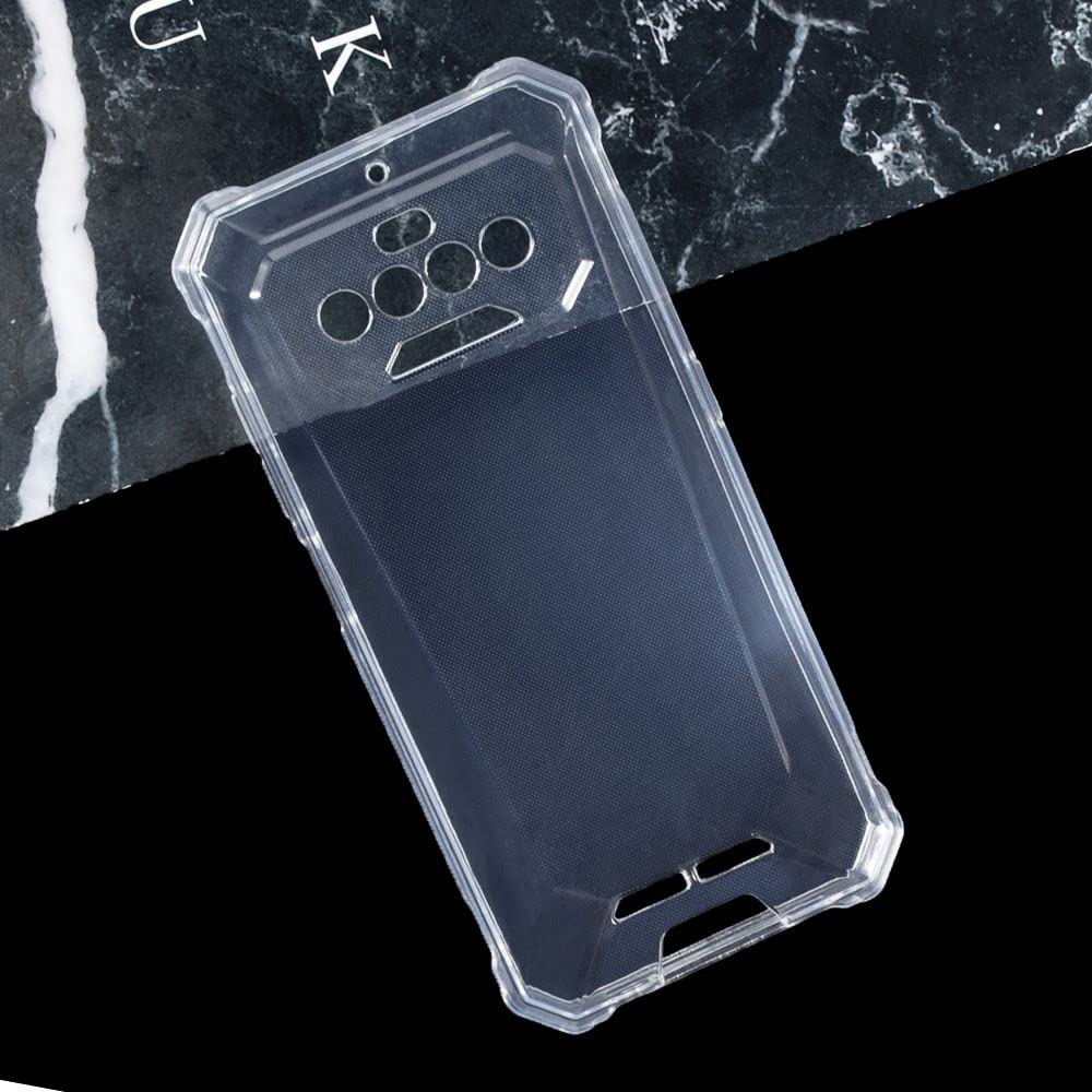 WXPPJ Custodia per Oukitel F150 B2021 con 1 Pezzi Vetro Temperato Pellicola Protettiva, Morbido Silicone Cover Trasparente TPU Anti-Caduta Protettiva Case per Oukitel F150 B2021 (5.58) - DU05