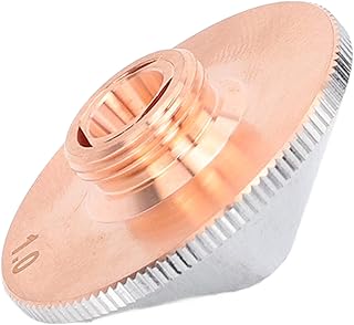 Laser Cutting Machine Head High Hardness Laser Nozzle Copper Plating Outer Diameter 28mm for Working