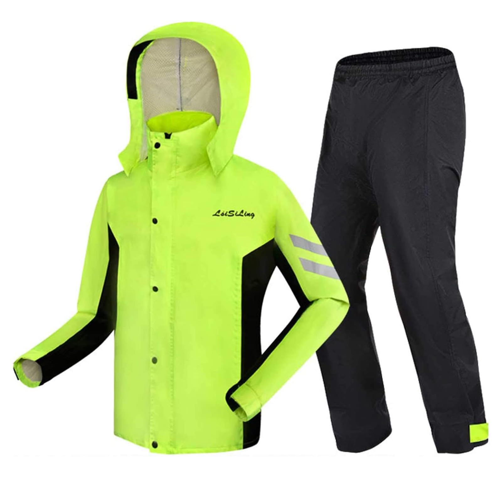 Męski/damski wodoodporny kombinezon przeciwdeszczowy wodoodporna kurtka i spodnie garnitur płaszcz przeciwdeszczowy unisex kurtka przeciwdeszczowa outdoorowa przeciwburzowa odzież przeciwdeszczowa z