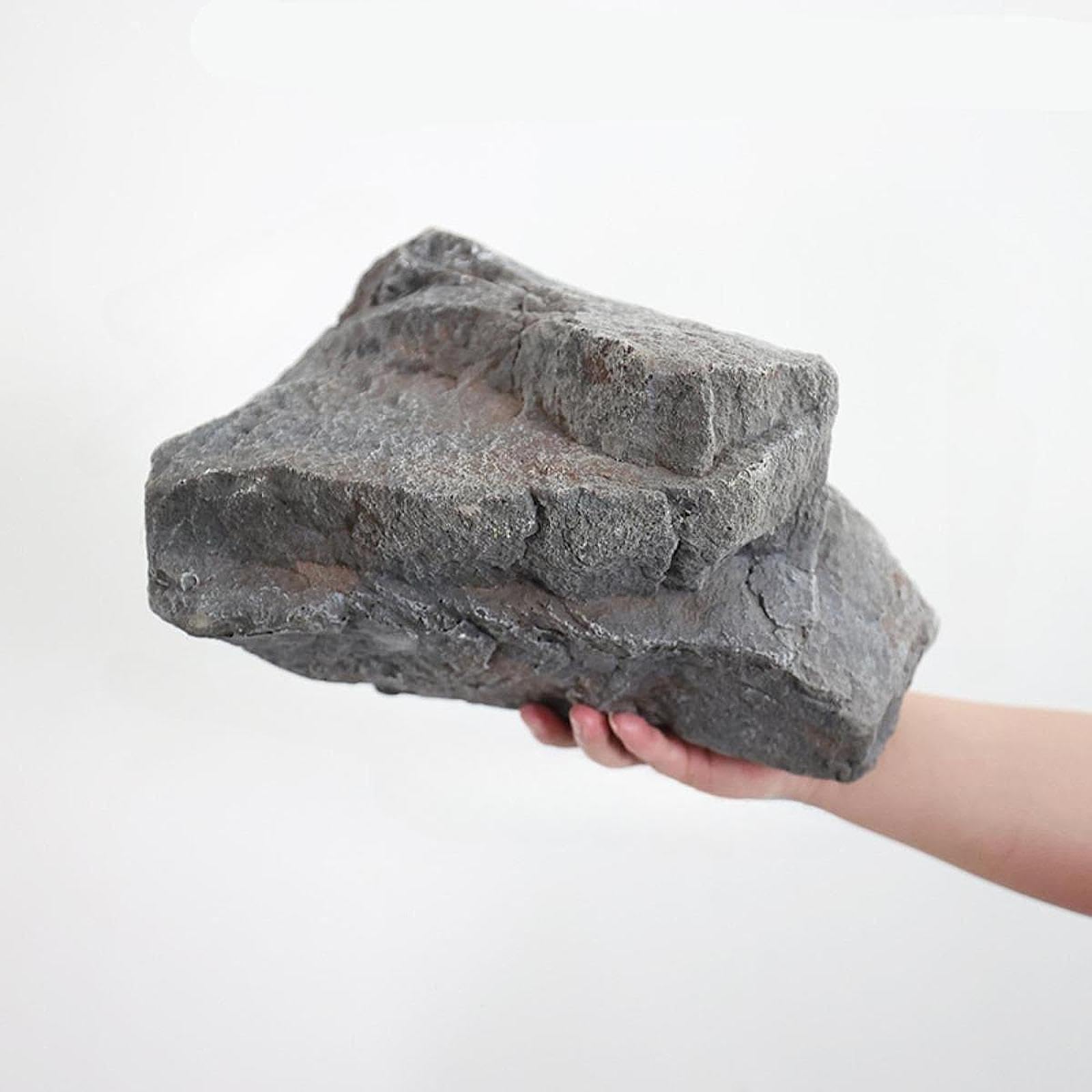 Gralara Accessorio per Giardino con Rocce Sintetiche, Elemento Decorativo per Esterni, 33x22x21cm