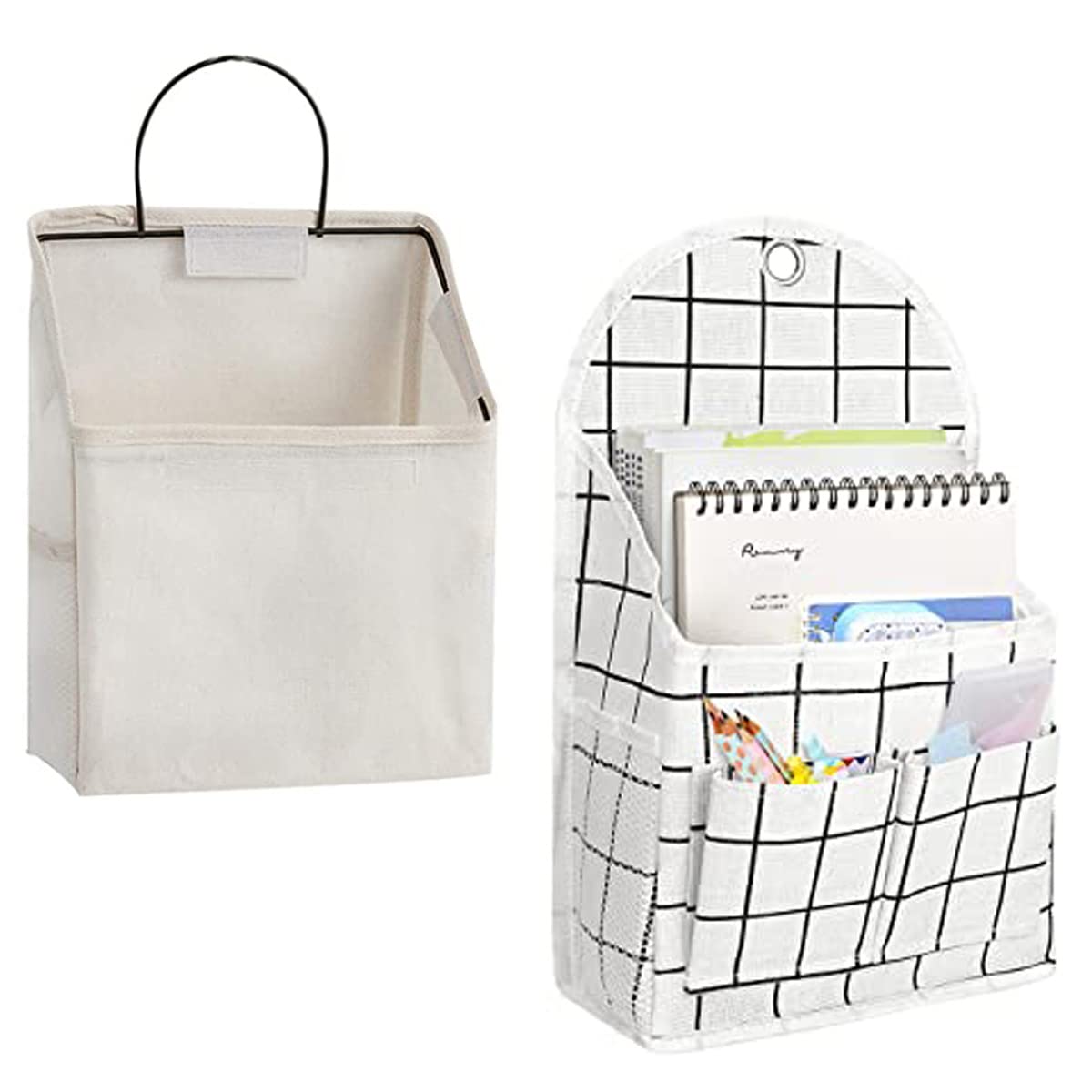 Wandbehang Organizer Mit Taschen – 40x25x9,5 Cm Stoff-Aufbewahrungskorb, Wasserdicht Für Bad, Büro, Schlafzimmer