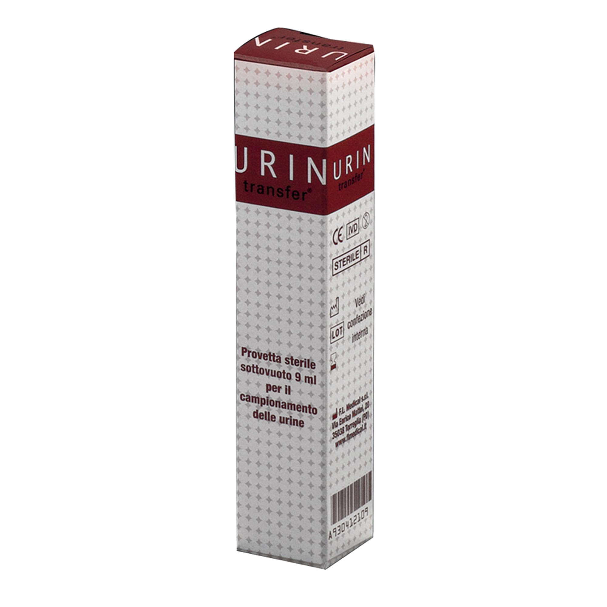 PROVETTA SOTTOVUOTO URINE 10 ml - sterile