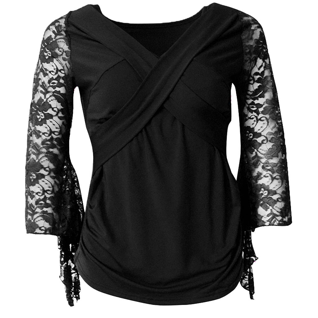 Colcolo Frauen Langarm T Shirt Tops Dance Apparel, für Latin, Tango, Cha