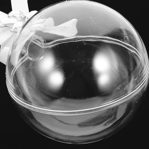 Miniatura 9 de 12 cajas de caramelo de acrílico sonajero rellenables con cinta de plástico para dulces, regalos de ducha para fiesta de revelación de género,