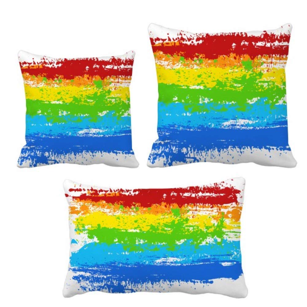 Housse de coussin LGBT Rainbow pour raviver un canapé terne