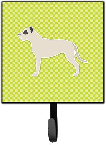 Caroline's Treasures BB3867SH4 Dogo Argentino - Correa verde o soporte para llaves, 7 de alto x 4.25 W, multicolor