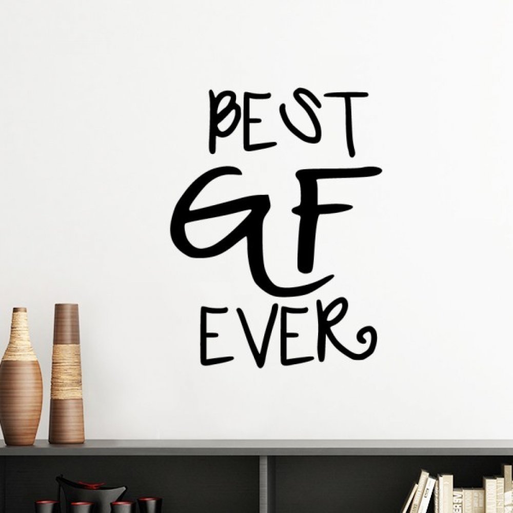 Art mural stickers DIY cadeau romantique de 40cm pour surprendre la meilleure amie
