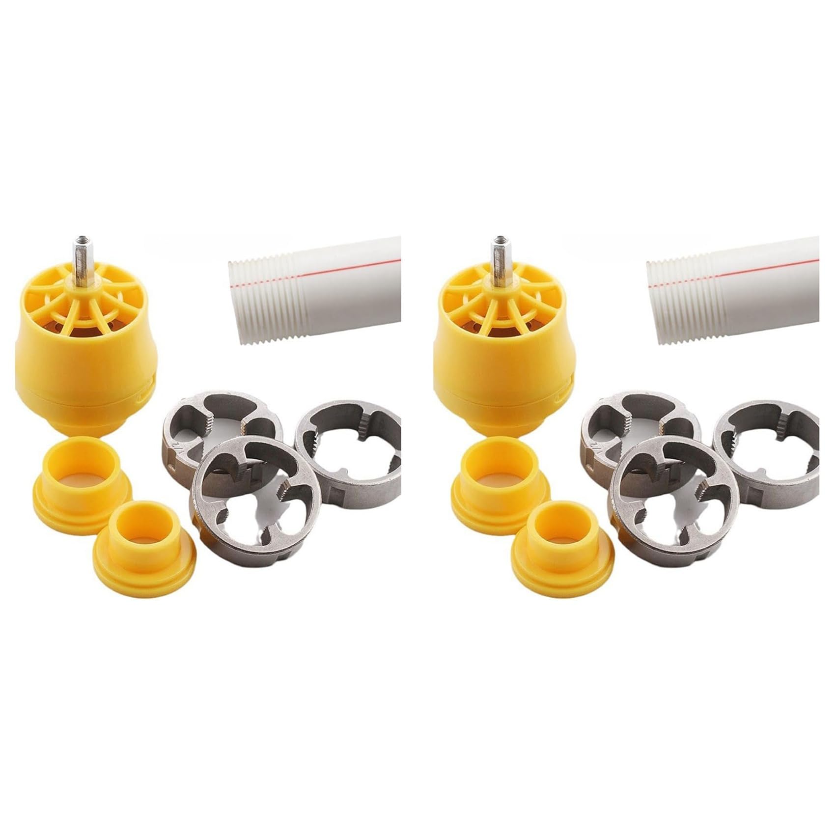 Jnchdghwa As Shown 2 Set Pvc Thread Maker Tool For Electric Drill,Electric Drill Pvc Thread Maker Tool,Pipe Threader Plumbing Tool