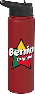 Beninese Original Stuff | Benin Flag Stuff | Beninese Stainless Steel Insulated Water Bottle