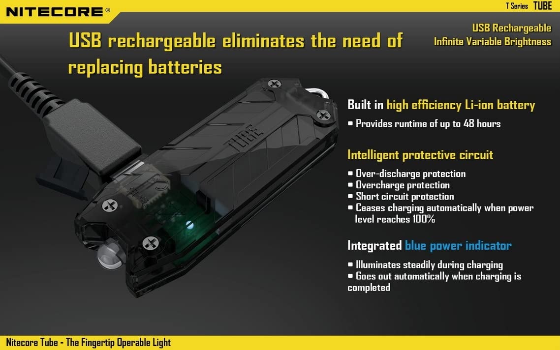 Nitecore Tuba V2 brelok Light - cytrynowy, N/A