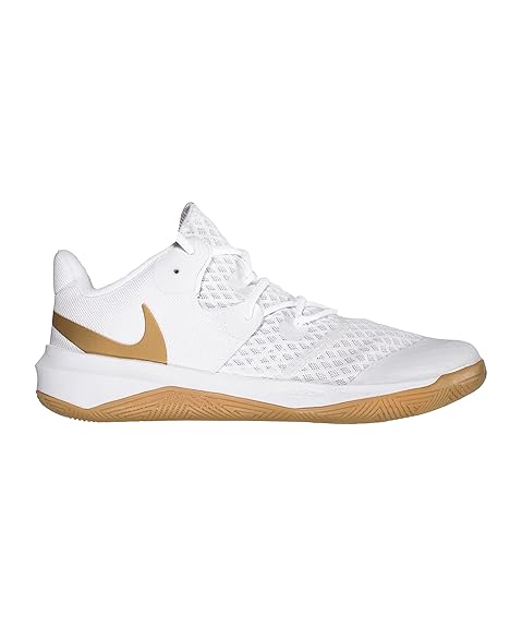 Buy Nike Unisex-Adult Hyperspeed Court White/Metallic Gold Sneaker