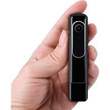 Mini Body Cam 1080P HD Pocket Video Recorder, Nanny Camera for Home Security, No WiFi Required, Indoor/Outdoor Surveillance Gear Include 16 G SD Card