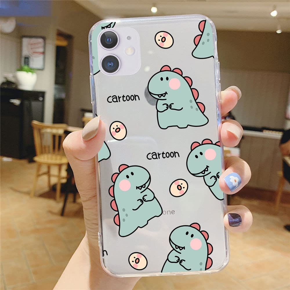 Tybiky Custodia per iPhone 12 Pro Max, in silicone, motivo