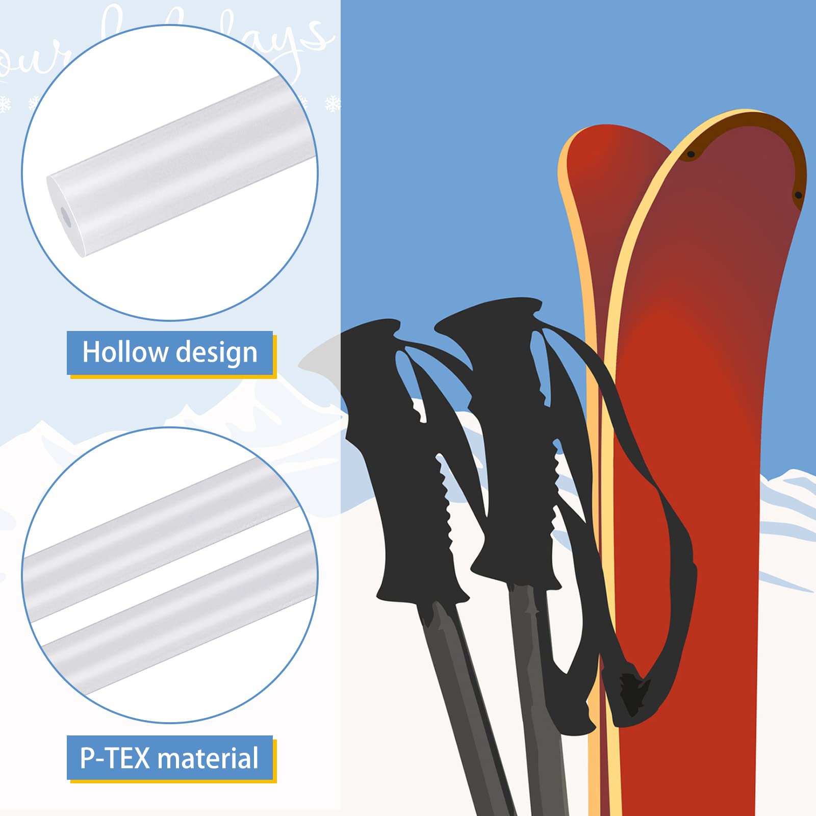 Amazon.co.jp: NOBONU Ptex スキー スノーボード ベース リペア