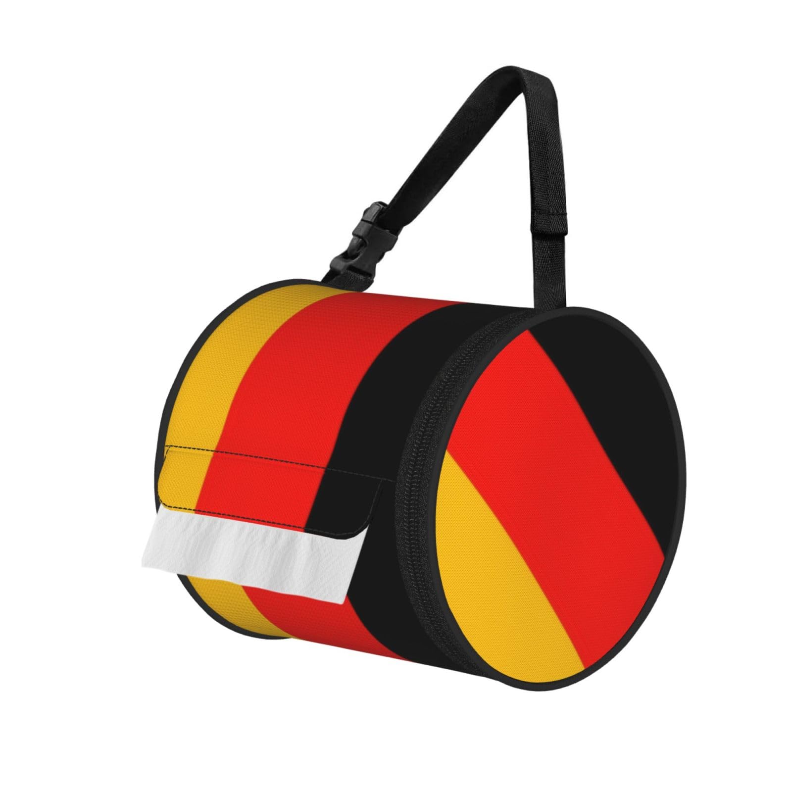 germany flag Print Cylindrical Tissue Holder Bathroom Car Home Office Kitchen Decor Versatile