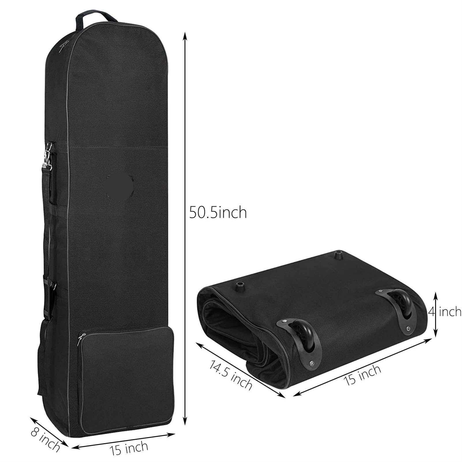Golf Reisetasche Tragbare Tasche mit Taschen Heavy Duty Nylon Haltbarkeit Golf Tasche Reise Lagerung Fall Golf Travel Bag