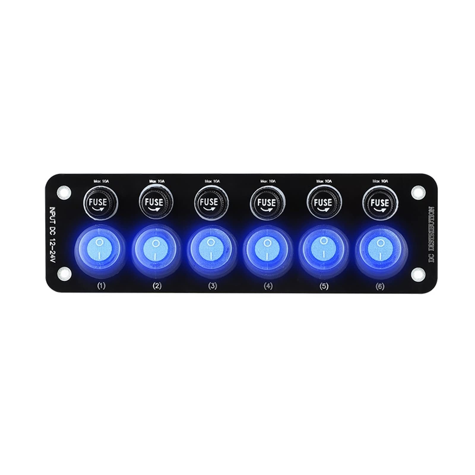 Interrupteur à bascule 12V pour camping-car et caravane 6FG