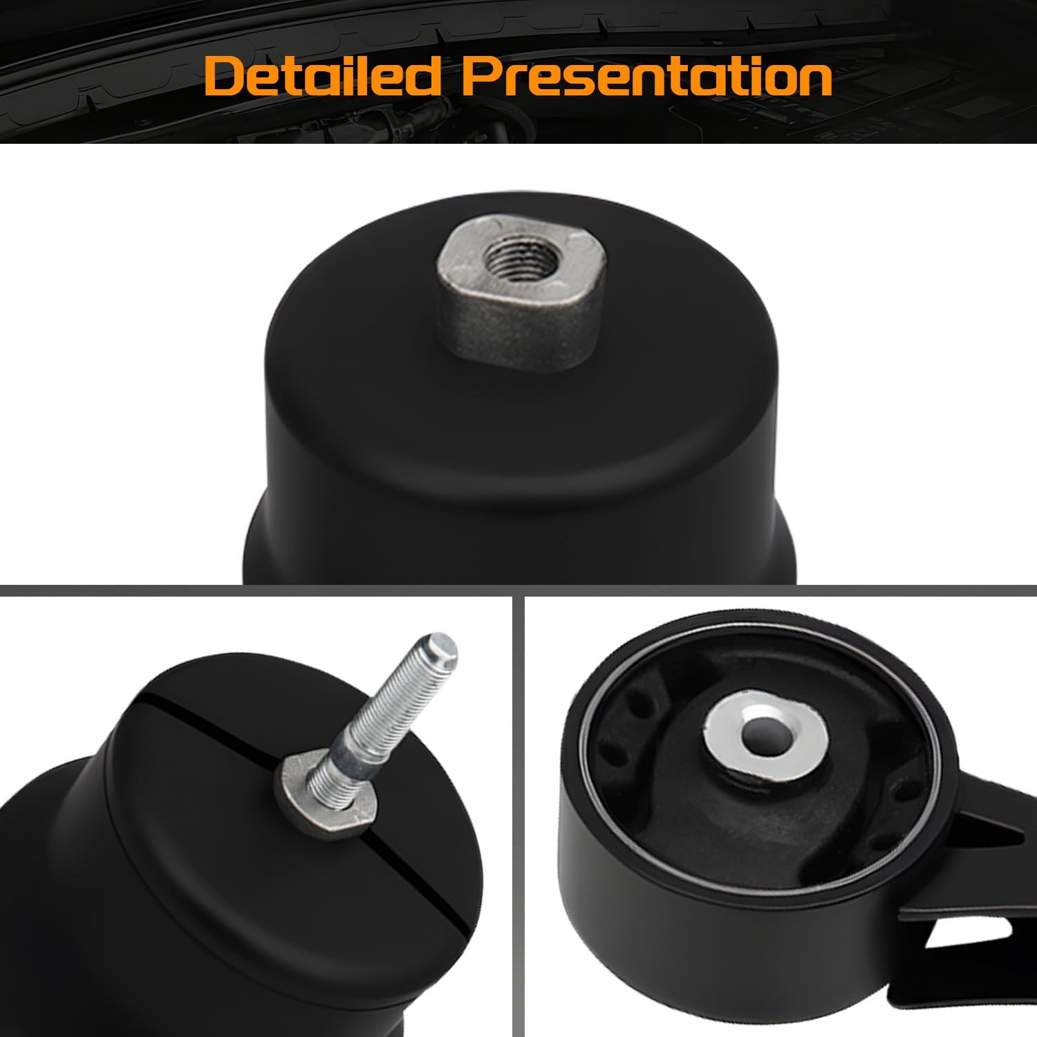 AWD & FWD Engine Motor Mount Transmission Mount Hydraulic Vacuum pin and Torque Strut Mount Set for Toyota Sienna 3.5L V6 2011 2012 2013 2014 Replace# A4288, A42017HY, A62045, A62036